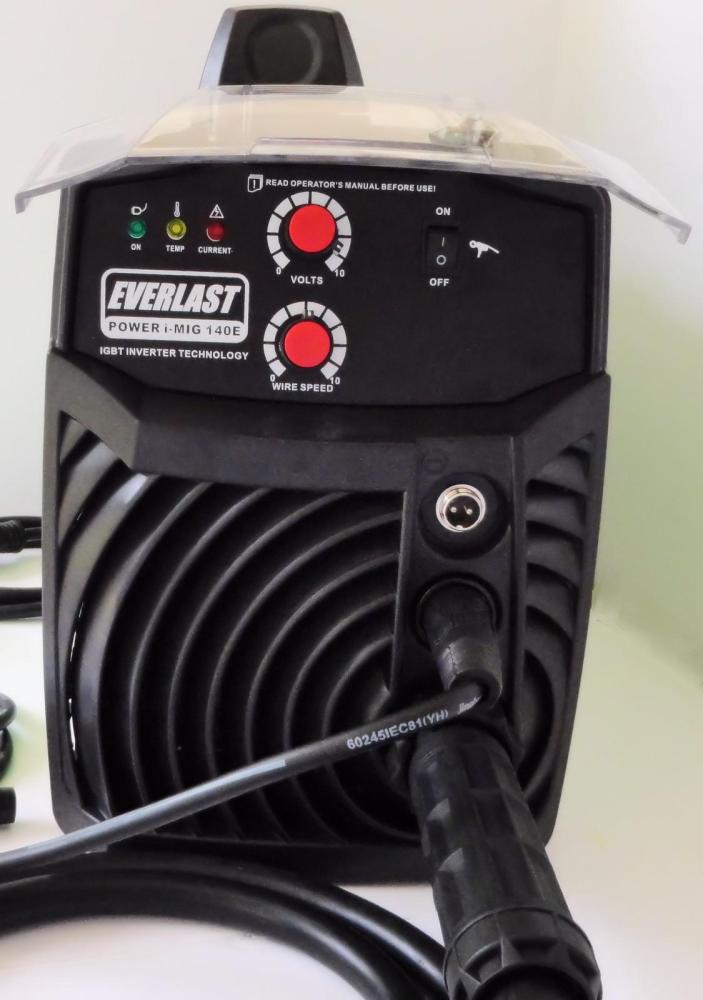 Everlast PowerMIG 140E MIG welder 110v, Flux Core Capable, 140AMP eBay