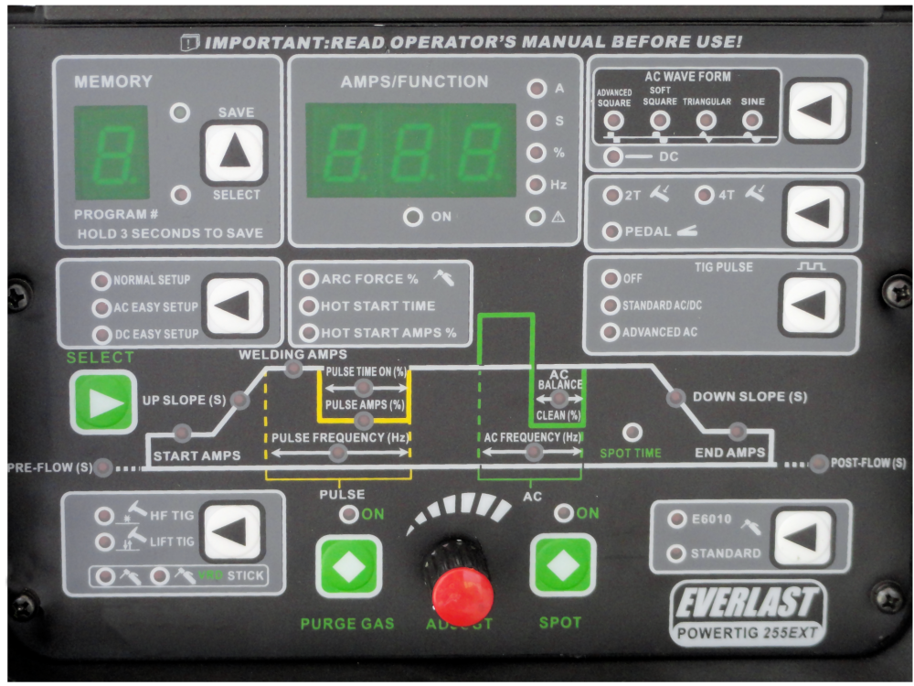 PowerTIG 255EXT TIG Welders Everlast Generators