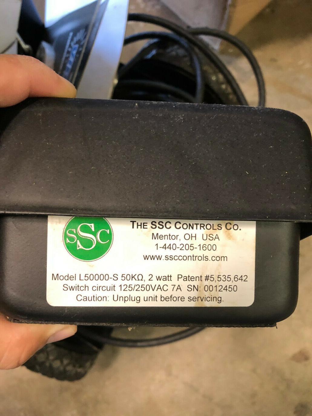 SSC Controls TIG Foot Pedal