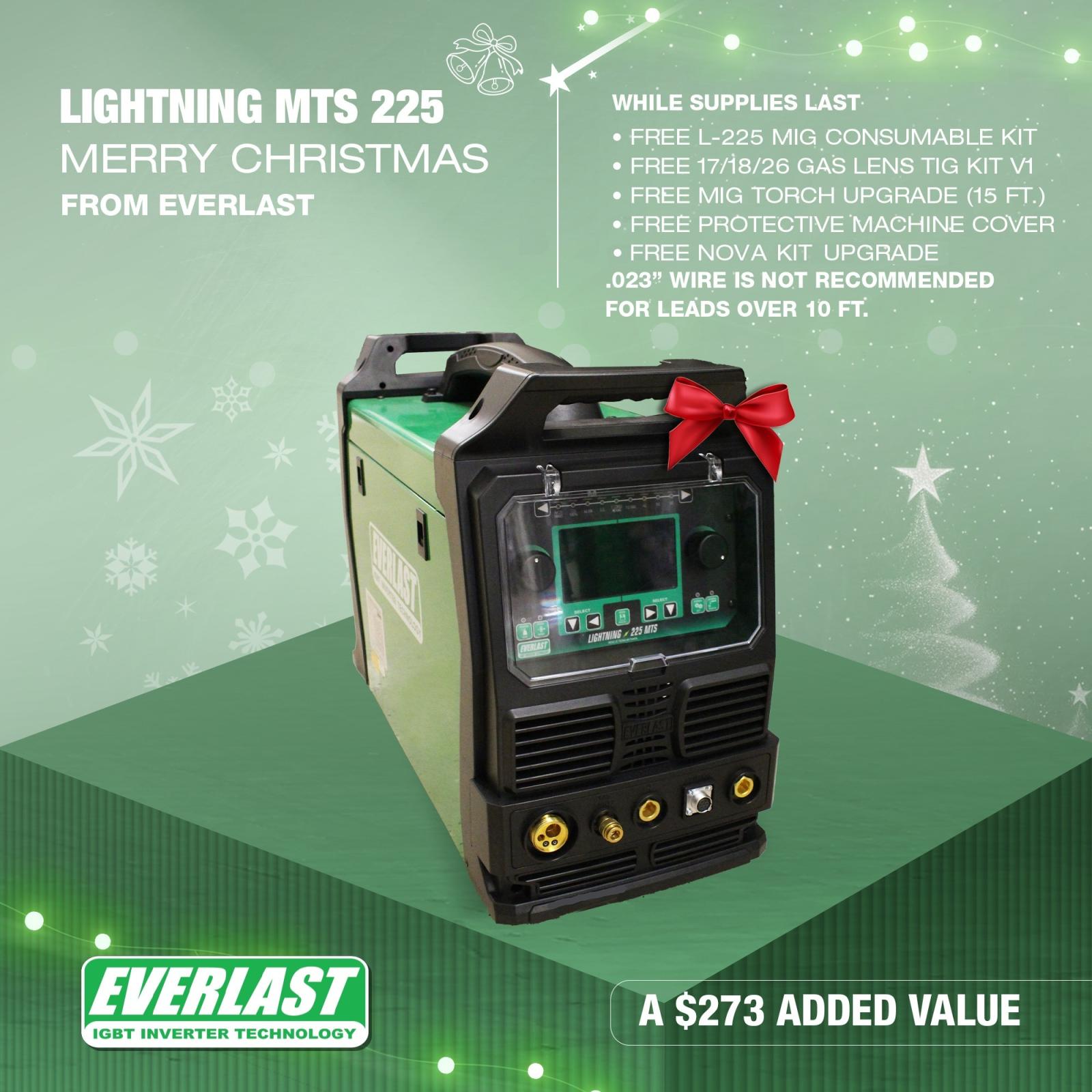 Lightning MTS 225 with TIG Package | Everlast Generators