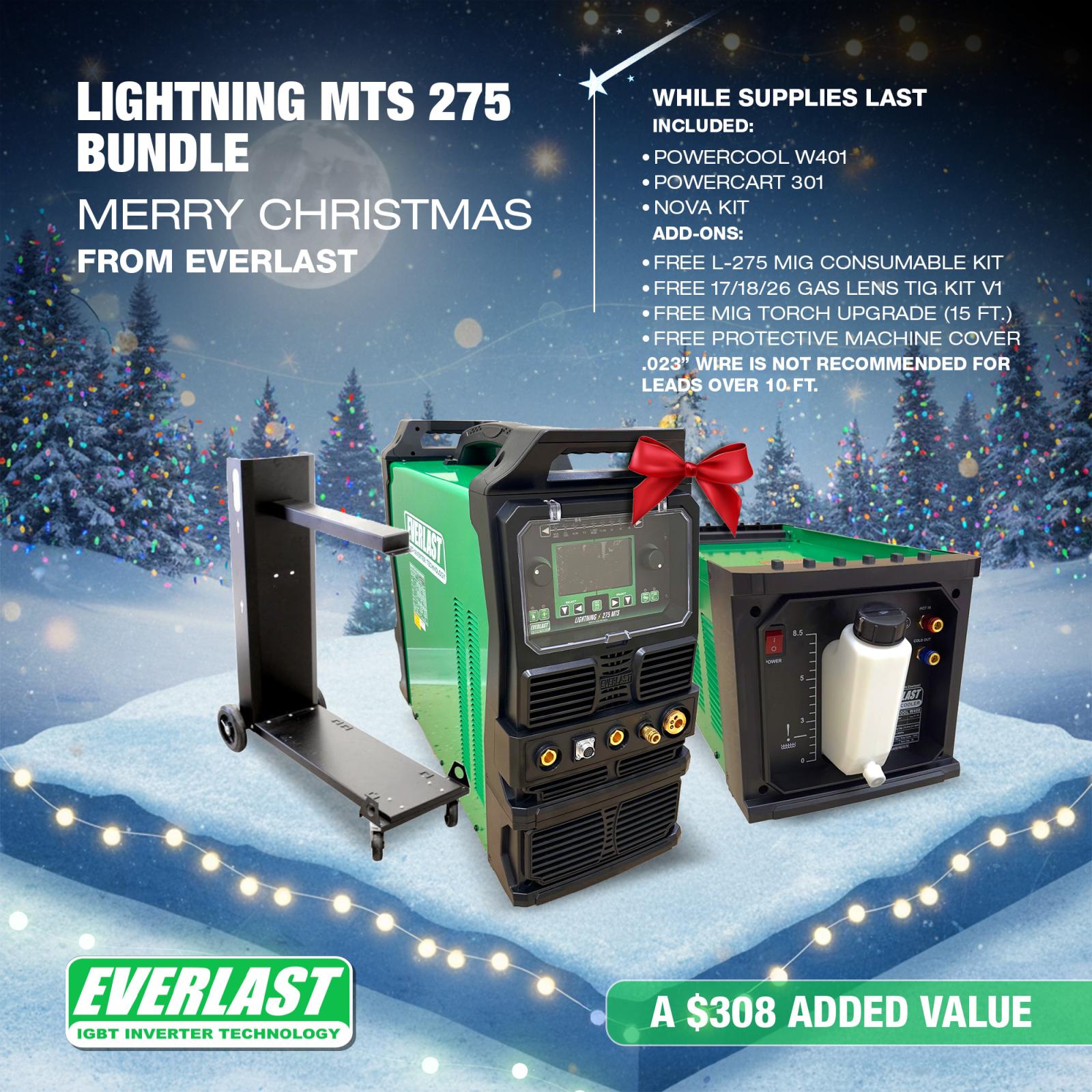 BUNDLE Package: Lightning MTS 275 & WC401 & Cart 301 & Nova Kit