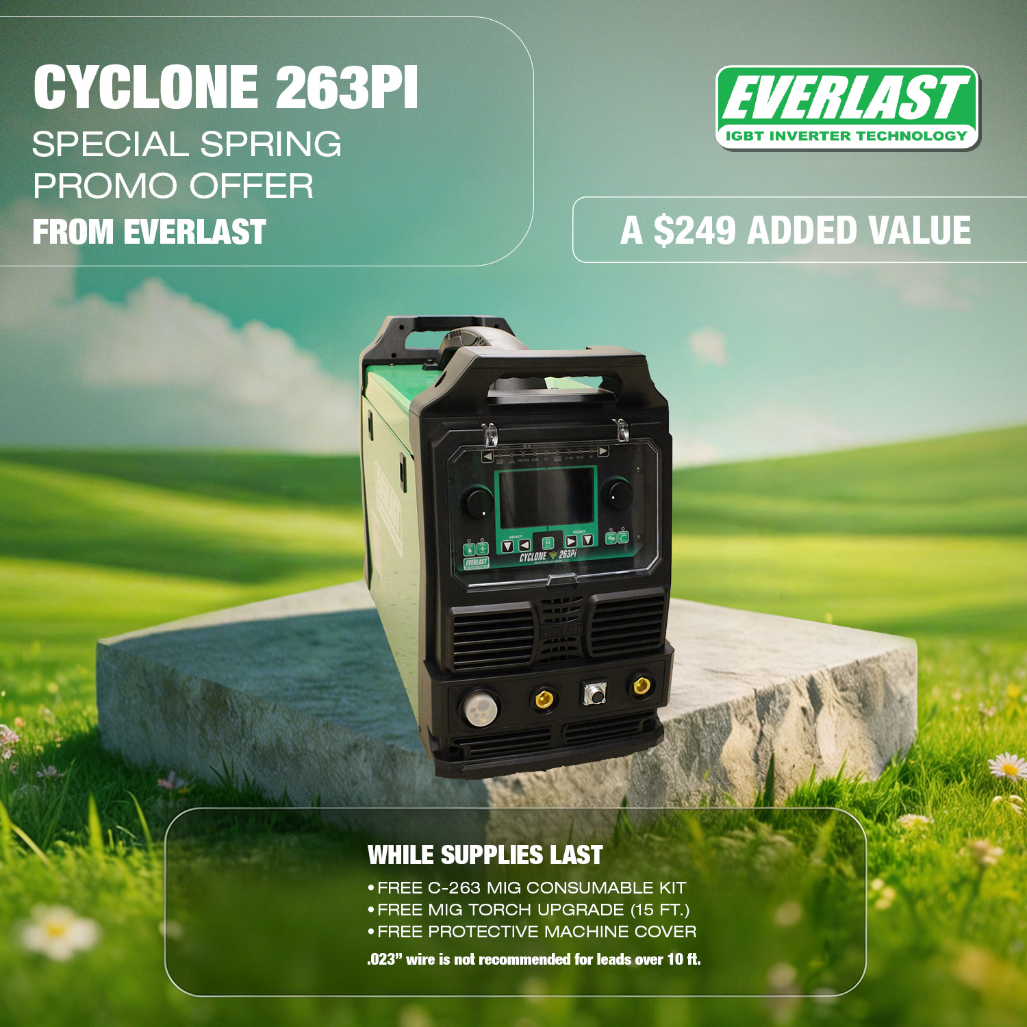 Cyclone 263Pi | Everlast Generators