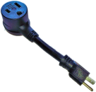  Pigtail Adapter 120/240V 8"