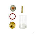 17/18/26 LARGE Pyrex Gas Lens Kit: 9/32 (32.5mm)