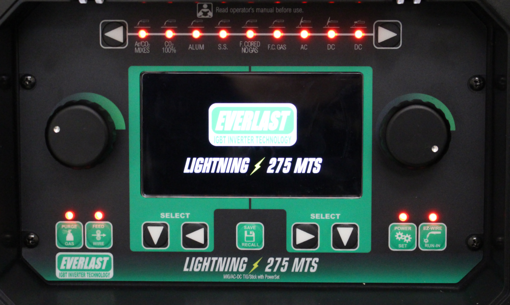 Lightning MTS 275 TIG Pulse with TIG Package | Everlast Generators