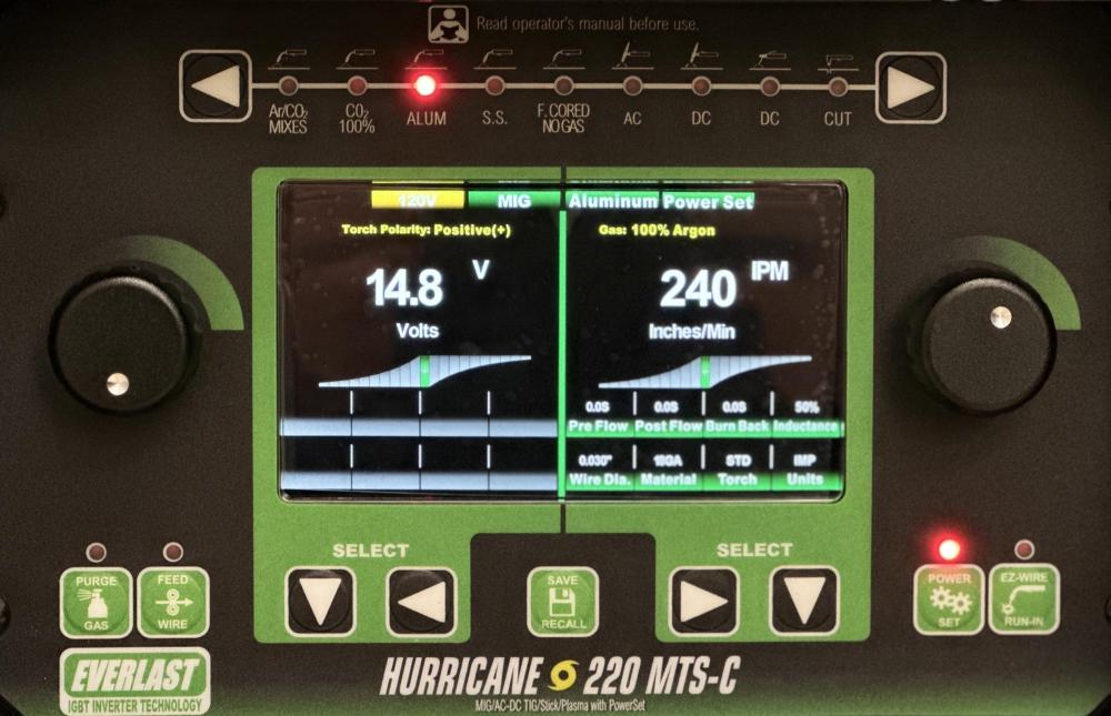 Hurricane 220 MTS-C | Everlast Generators