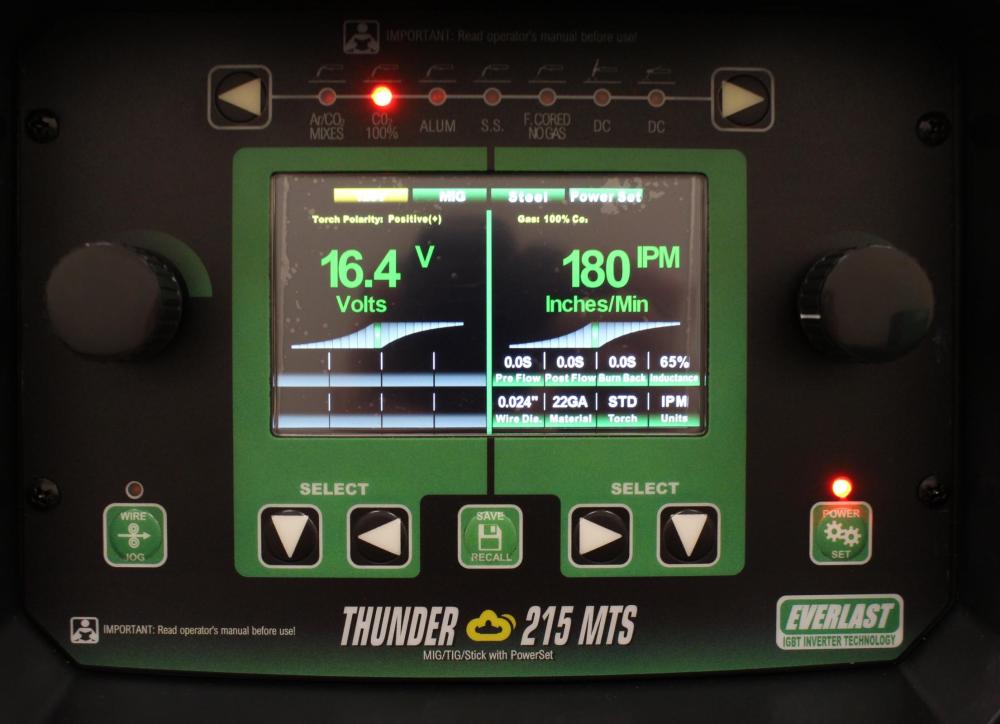 Thunder 215 MTS with TIG Package | Everlast Generators
