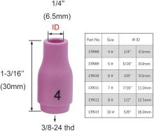 9/20 #4 Torch Cup: 1/4": 5 pc