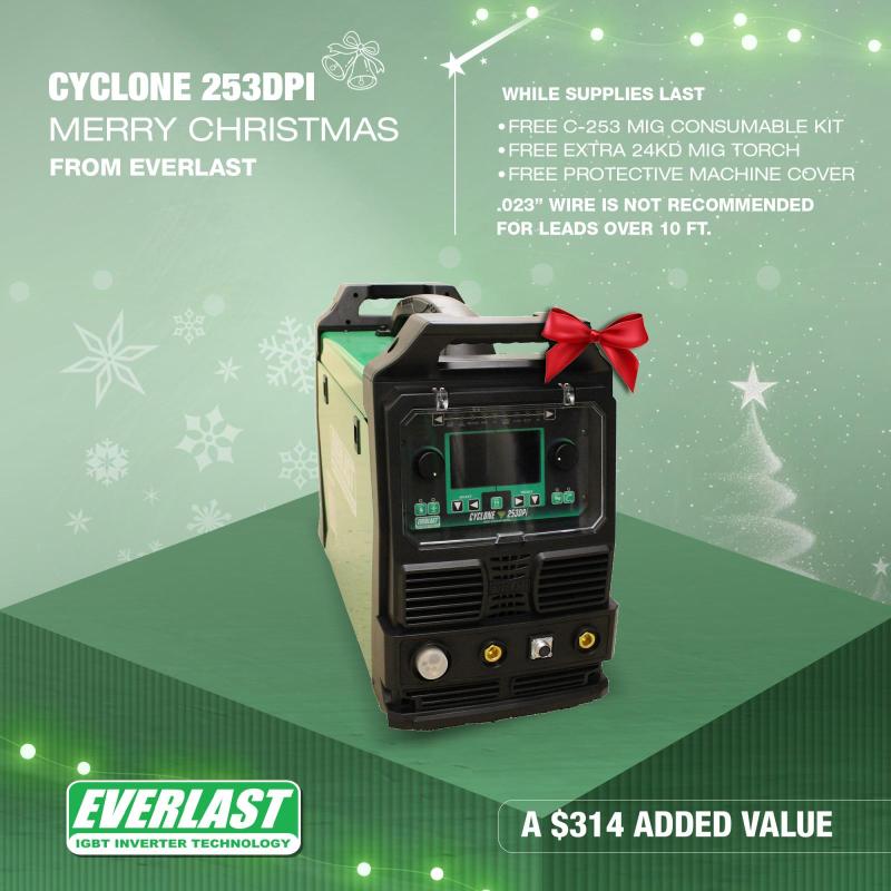 Cyclone 253DPi | Everlast Generators